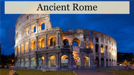 Ancient Rome the Spread of Christianity