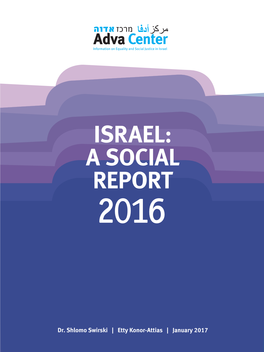 Israel: a Social Report 2016