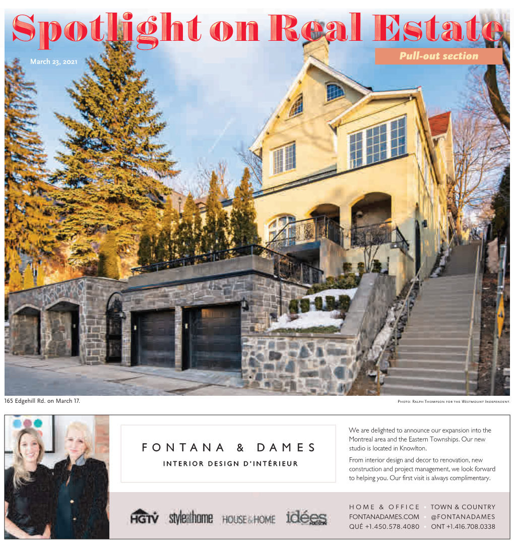 Spotlight on Real Estate Pull-Out Section March 23, 2021