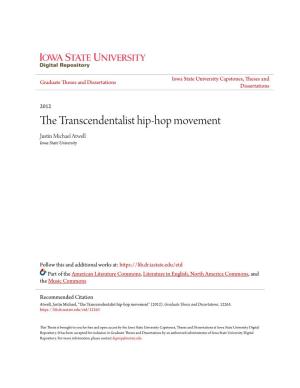 The Transcendentalist Hip-Hop Movement