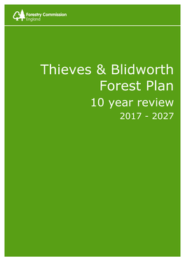 Thieves & Blidworth Forest Plan