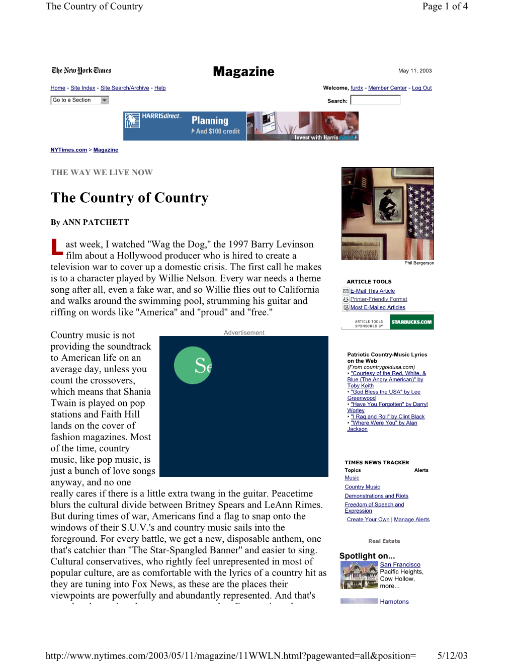 The Country of Country Page 1 of 4