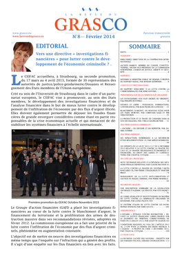 Editorial Sommaire