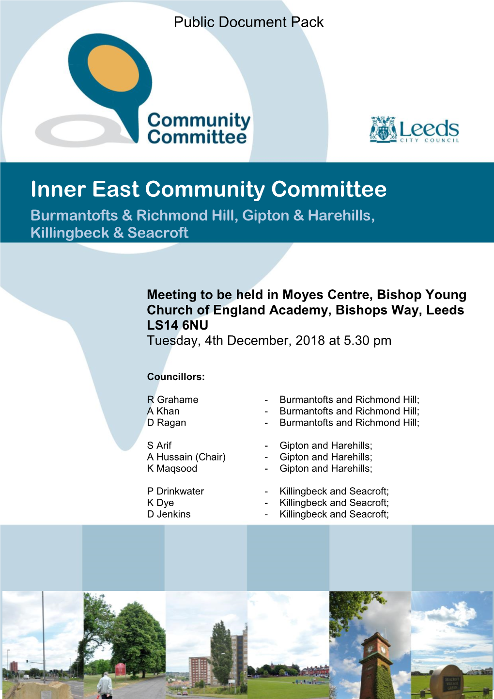 (Public Pack)Agenda Document for Inner East Community Committee, 04/12/2018 17:30