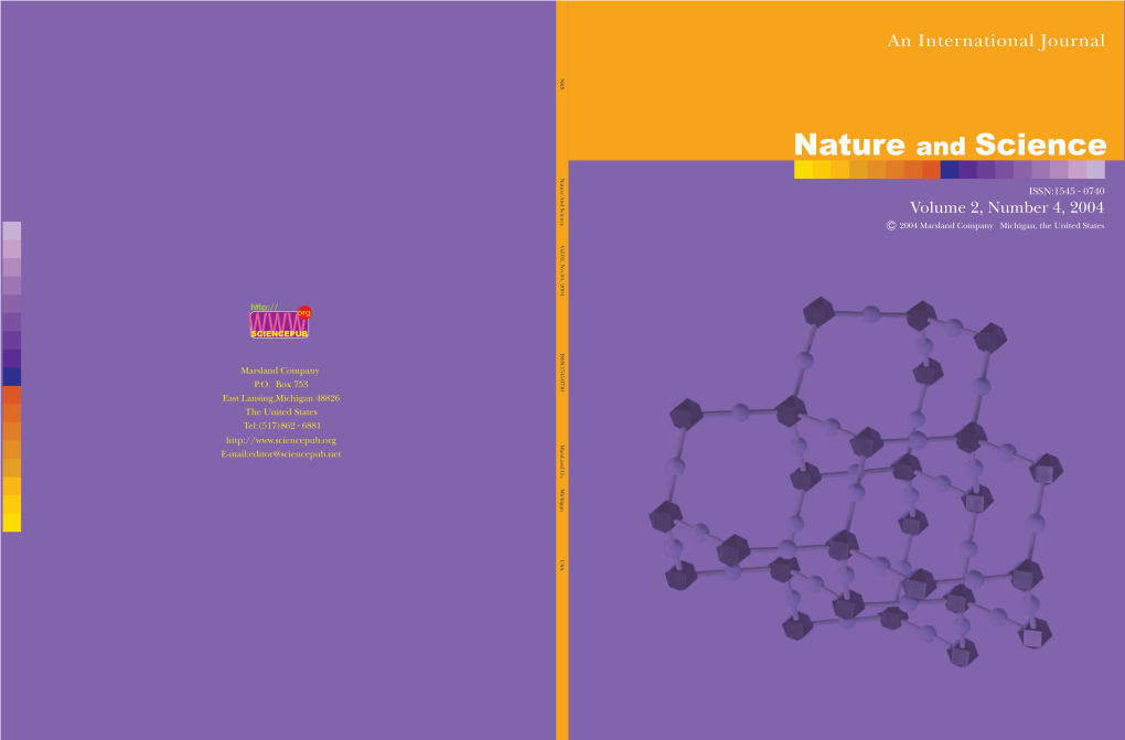 Nature and Science 0204