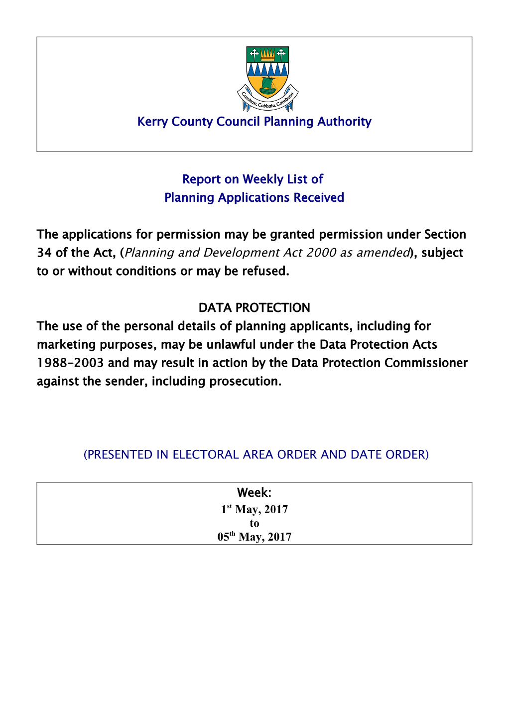 Kerry County Council Planning Authority s1