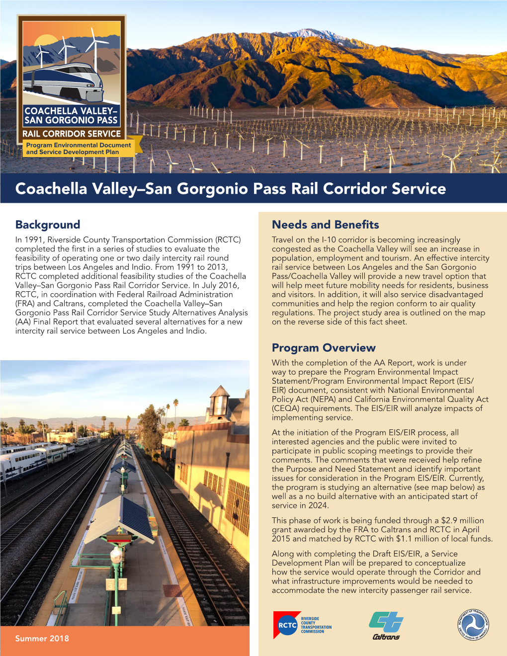 Coachella Valley–San Gorgonio Pass Rail Corridor Service