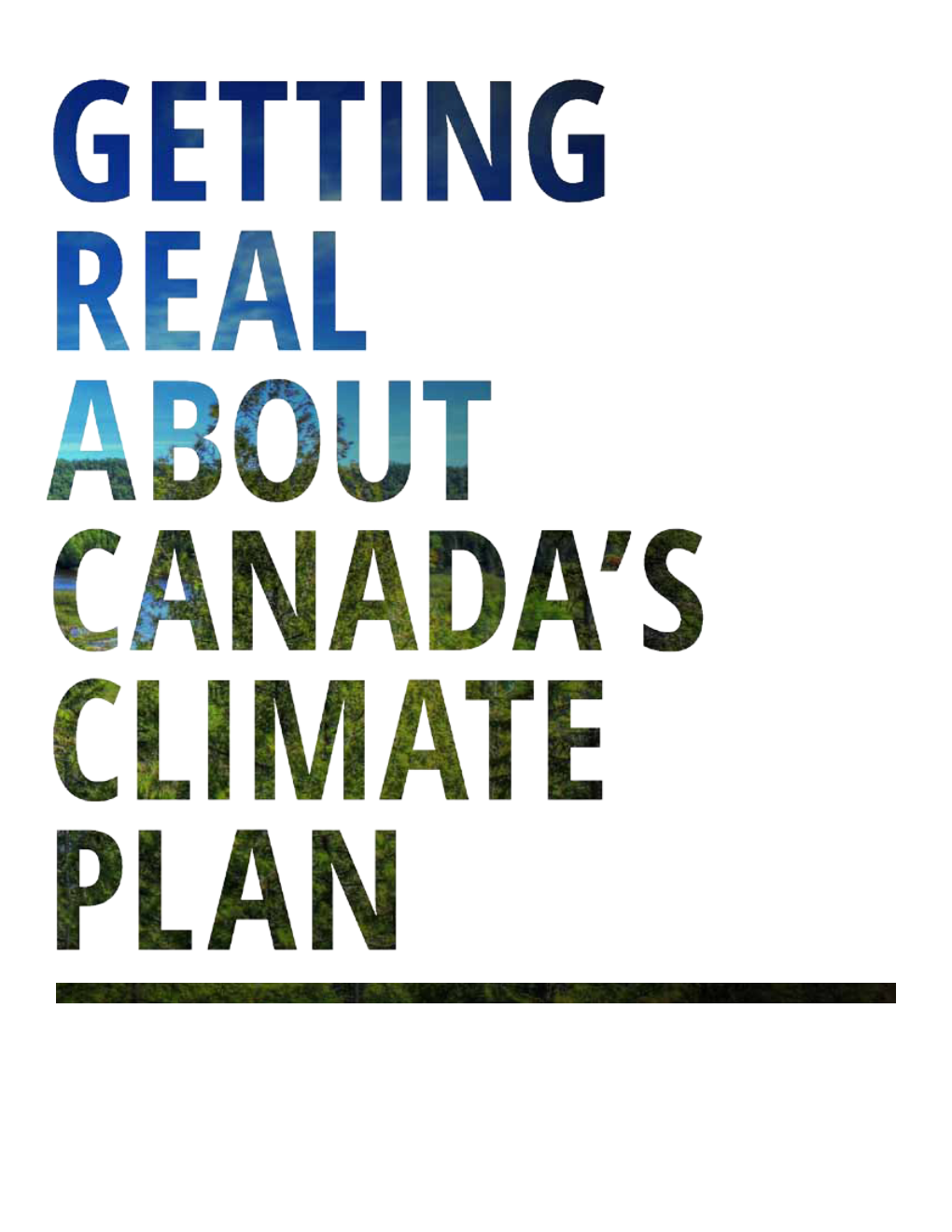 Getting Real About Canada's Climate Plan (PDF)