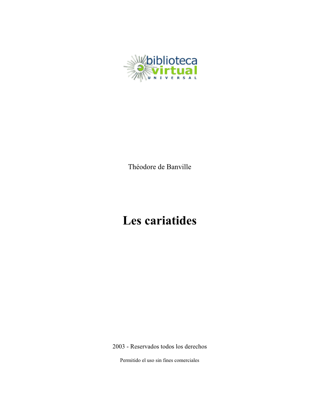 Les Cariatides