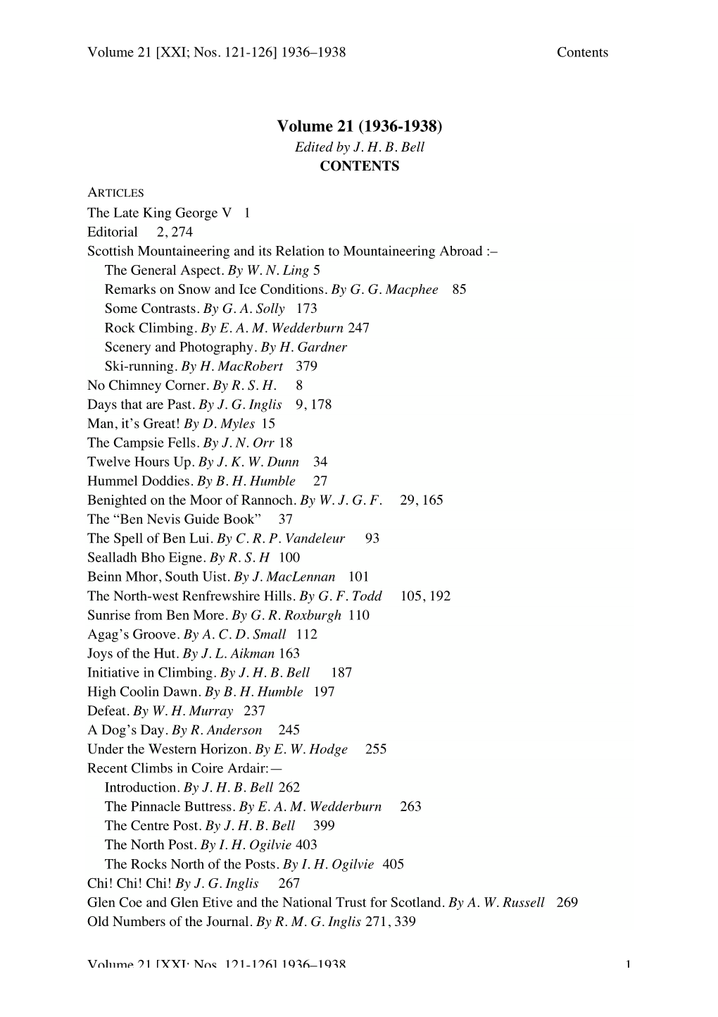 SMCJ Vols 21-30 Running Index