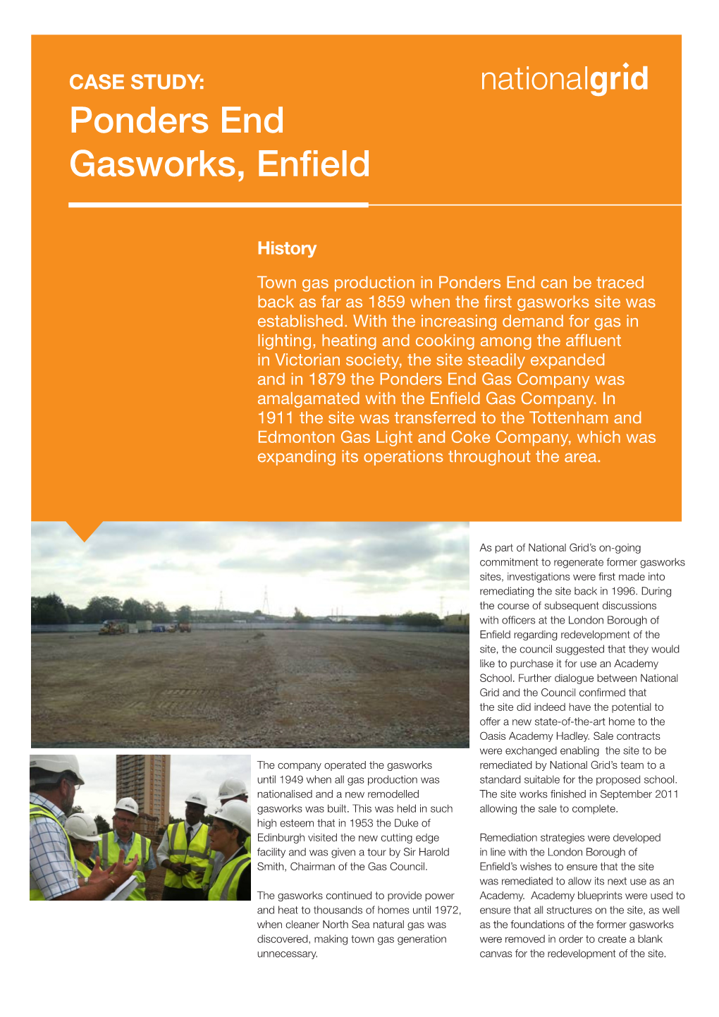 Ponders End Gasworks, Enfield