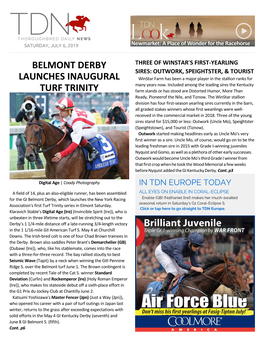 Belmont Derby Launches Inaugural Turf Trinity
