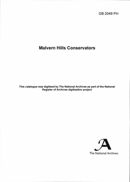 Malvern Hills Conservators