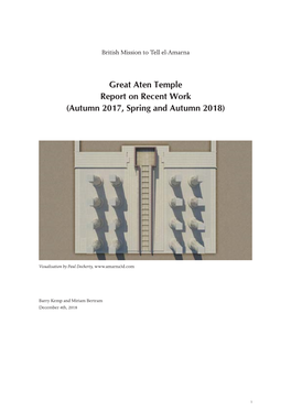 Great Aten Temple Report on Recent Work (Autumn 2017, Spring and Autumn 2018)