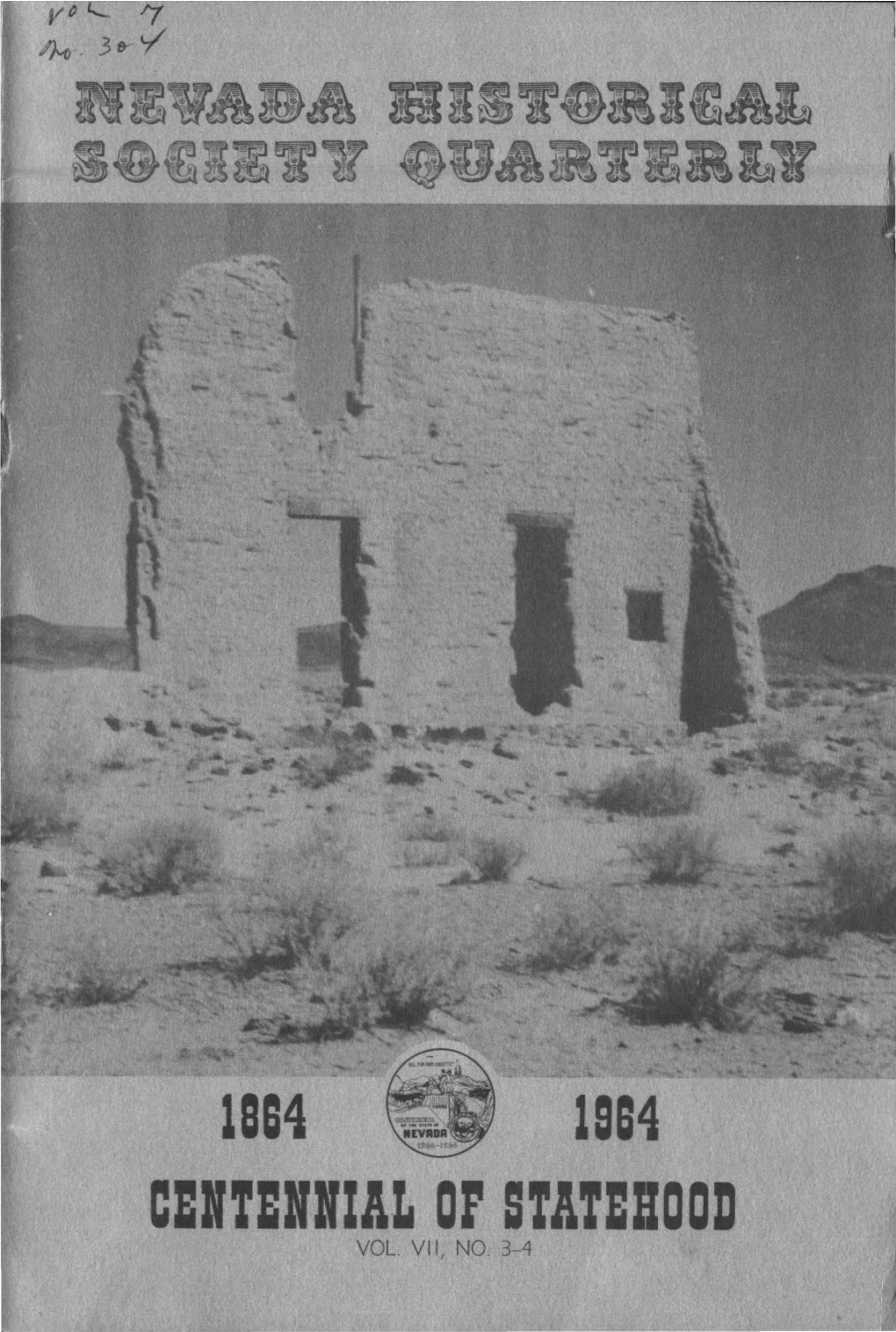 Early Nevada Forts Mrs