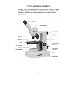 Swift M3500 Series Microscope