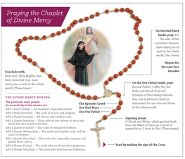 Praying the Chaplet of Divine Mercy