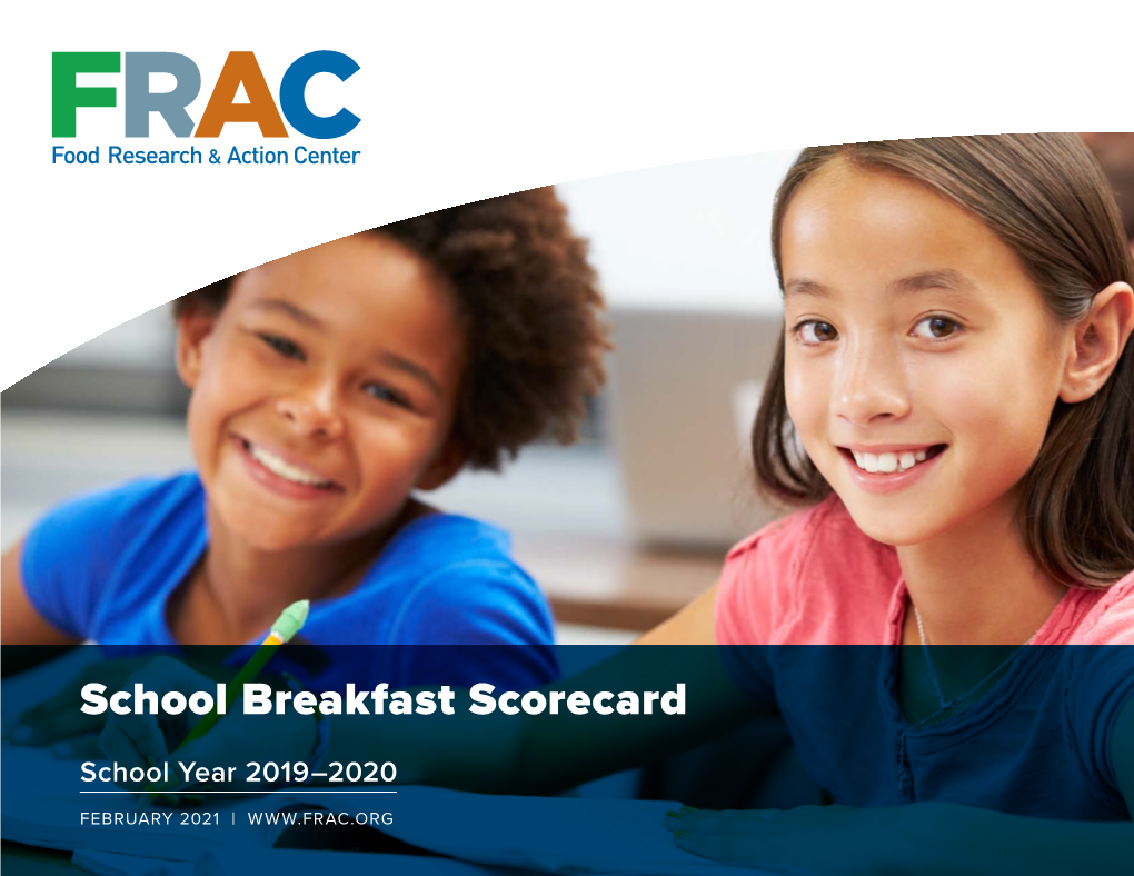 School Breakfast Scorecard