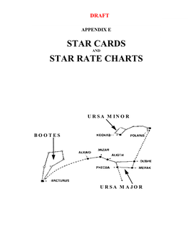 Star Cards Star Rate Charts