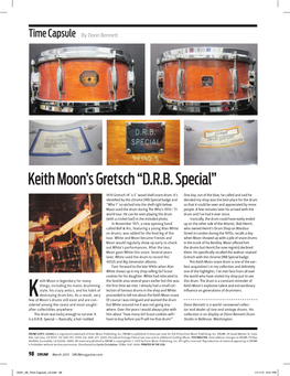 Keith Moon's Gretsch “D.R.B. Special”