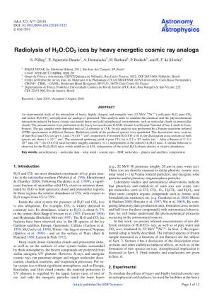 Radiolysis of H2O:CO2 Ices by Heavy Energetic Cosmic Ray Analogs