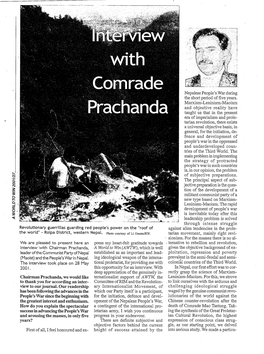 Interview with Com. Prachanda