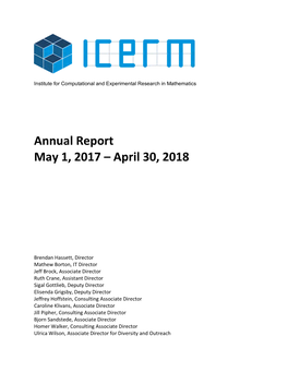 2017-2018 Annual Report