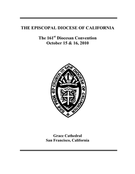 Journal of the 161St Diocesan Convention