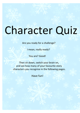Character Quiz