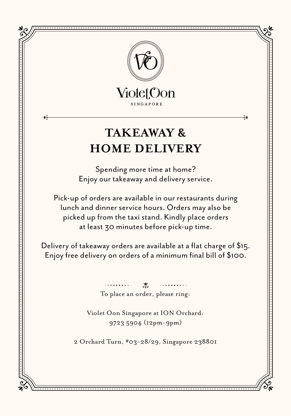 Takeaway & Home Delivery