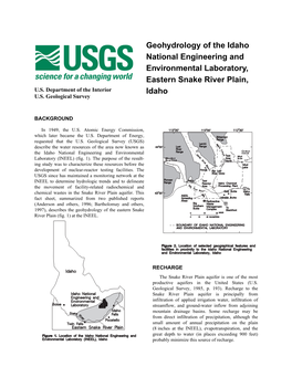 Geohydrology of the Idaho National Engineering and Environmental Laboratory, Eastern Snake River Plain, Idaho