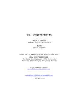 Mr Confidential Script 070219.Fdx