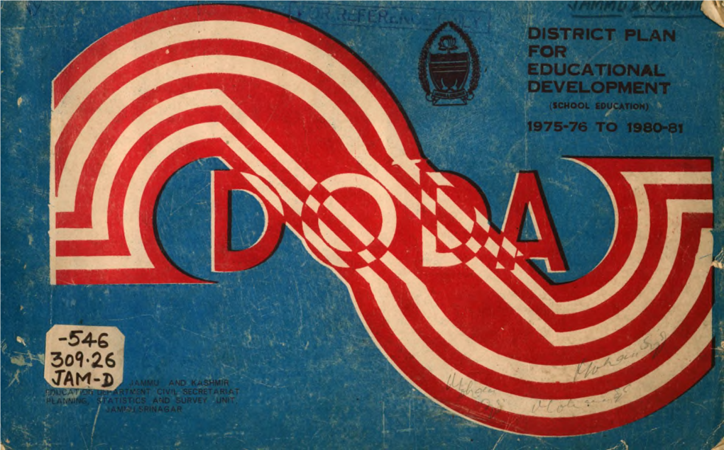 District Plan for Educational Development 1975-76 to 1980-81