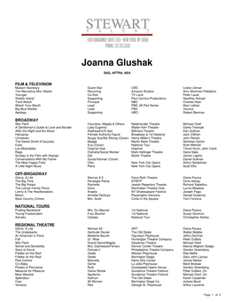 Joanna Glushak