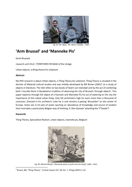 'Arm Brussel' and 'Manneke Pis'