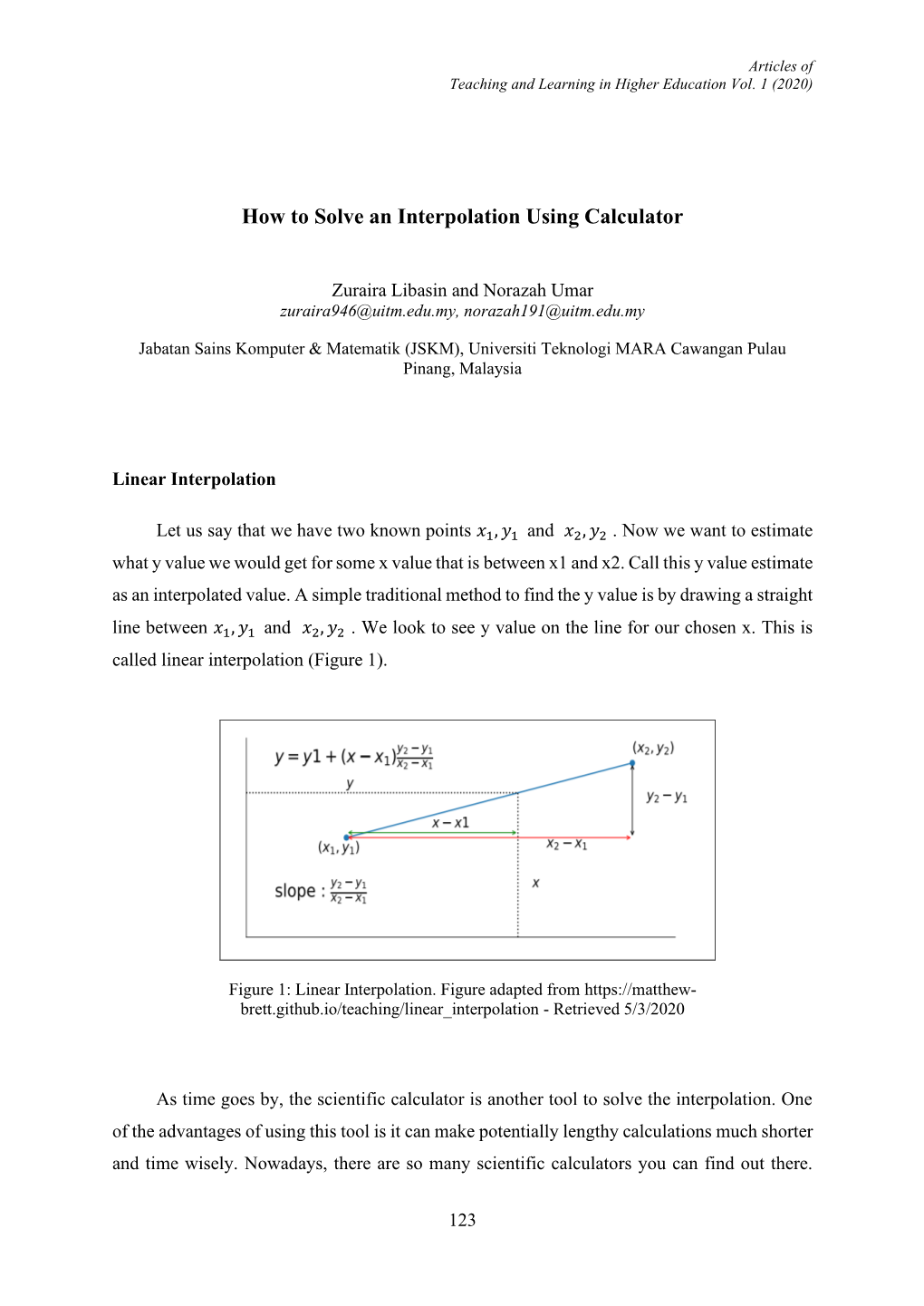 How To Solve An Interpolation Using Calculator Docslib 3506