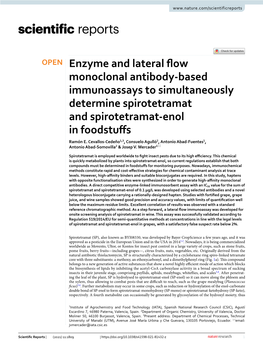 Enzyme and Lateral Flow Monoclonal Antibody-Based Immunoassays To