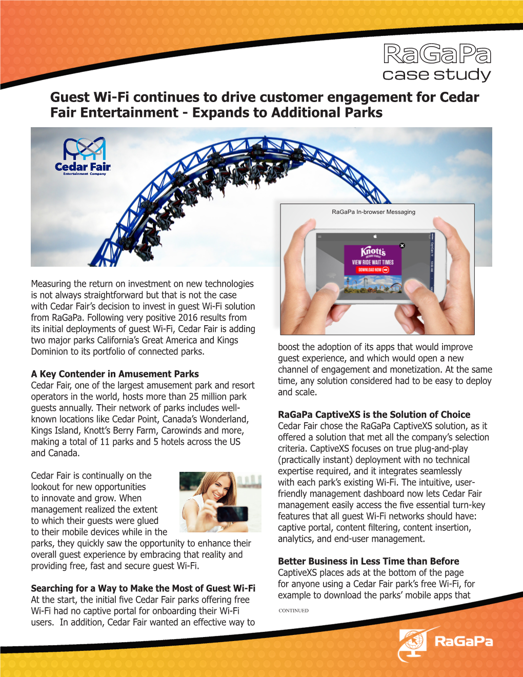 Cedar Fair Case Study