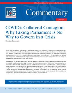 COVID's Collateral Contagion