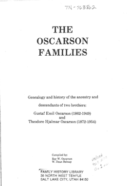 The Oscarson Families