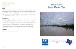Trinity River Basin Master Plan Documents 40% Target
