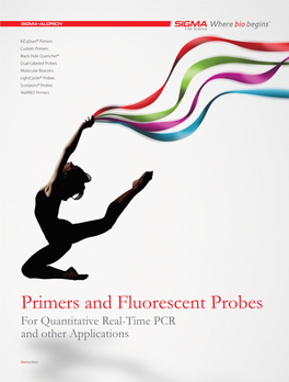 Primers and Fluorescent Probes for Quantitative Real-Time PCR and Other Applications