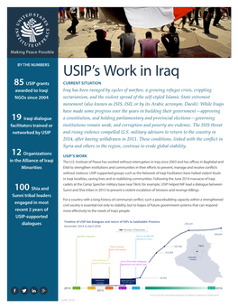 USIP's Work in Iraq