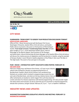 City News Industry News and Updates