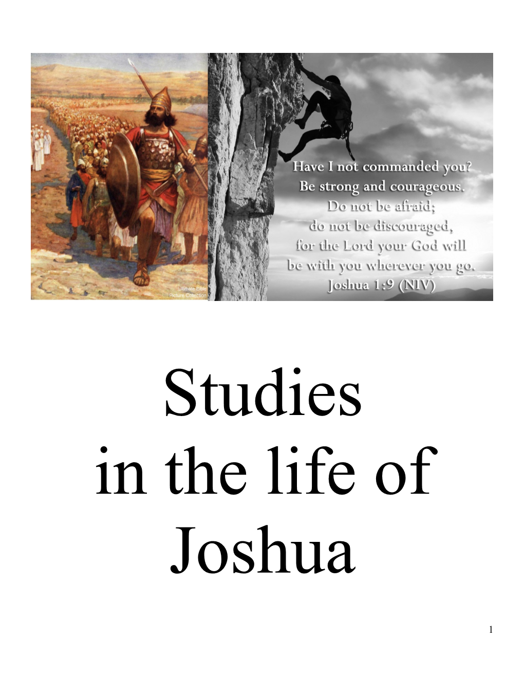 Studies in the Life of Joshua