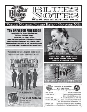 Blues Notes November 2014