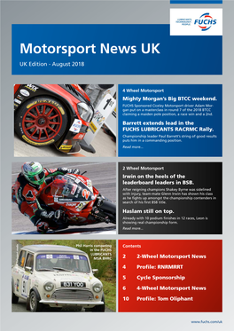 Motorsport News UK UK Edition - August 2018