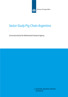 Sector Study Pig Chain Argentina