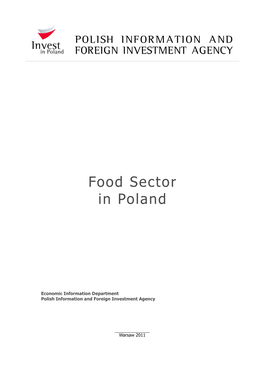 Food Sector in Poland