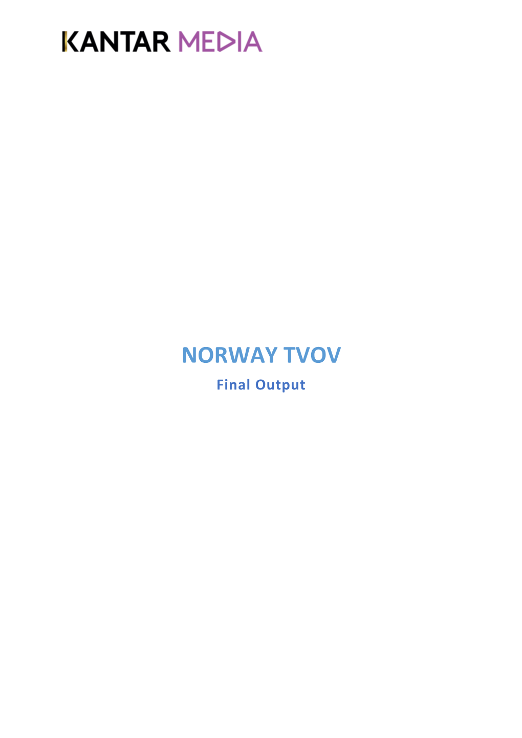 NORWAY TVOV Final Output